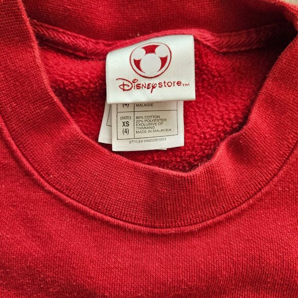 Red size 4T XS Mickey Mouse Disney Sweatshirt - Picture 2 of 4